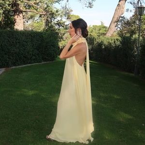 ASOS Design yellow gown